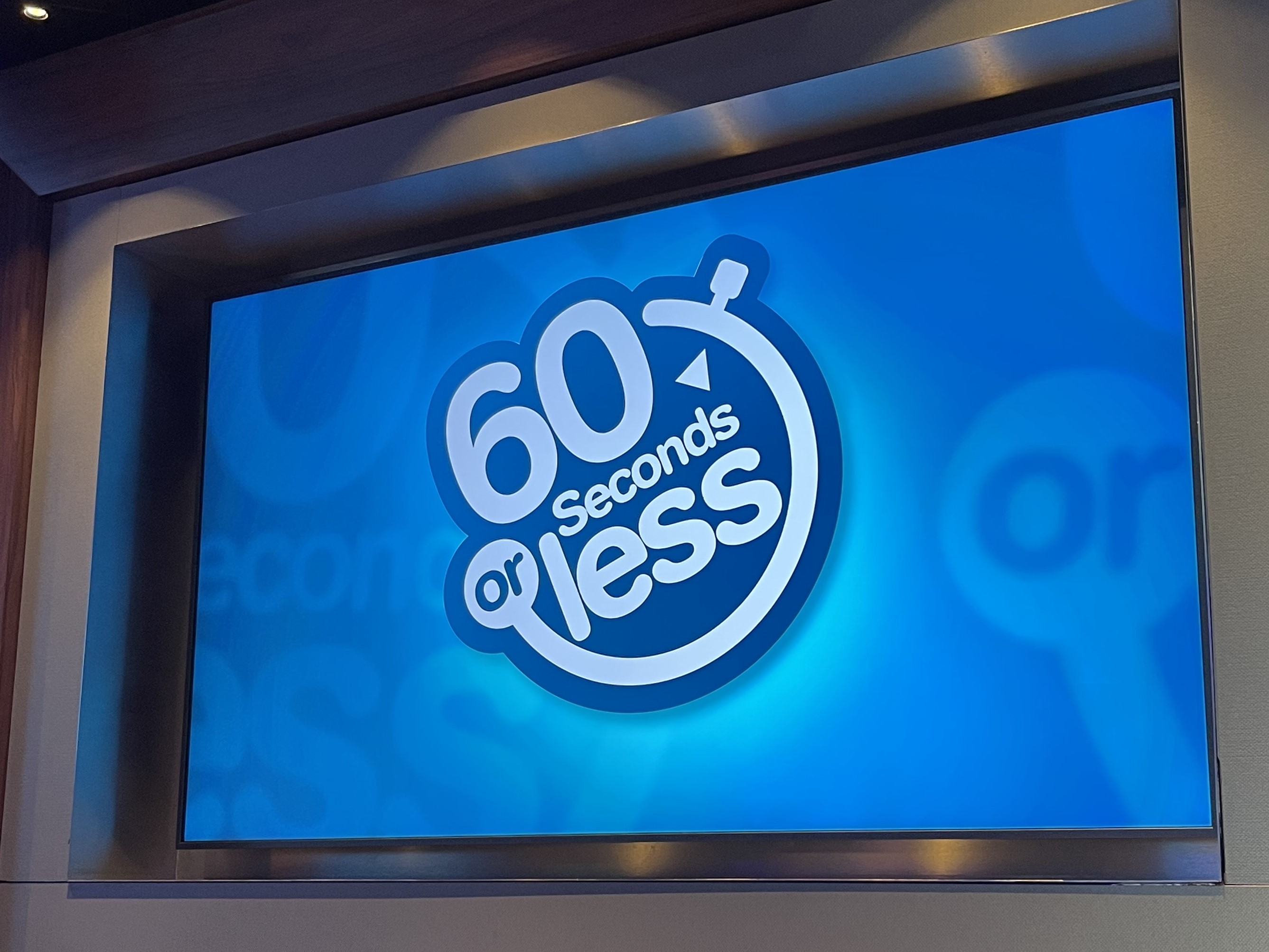 Winner's Guide to "60 Seconds or Less" on Royal Caribbean