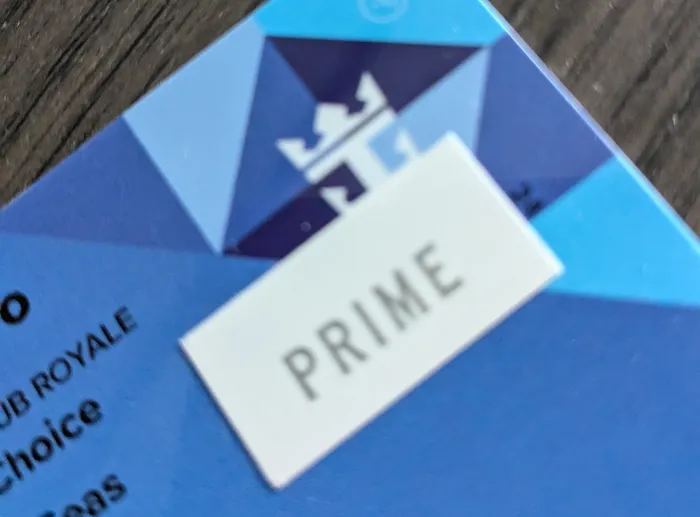Royal Caribbean SeaPass card used to track Club Royale points